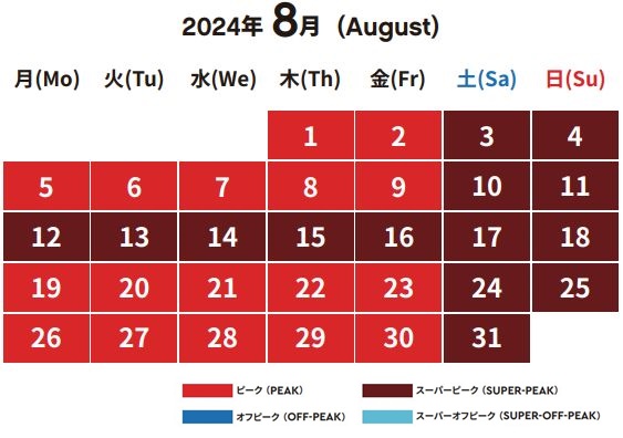 レゴランド2024年8月料金