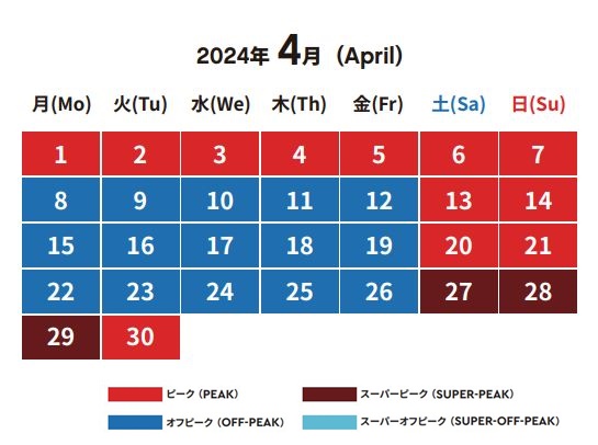 レゴランド4月料金