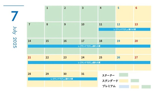 2025.7レゴランド年パス