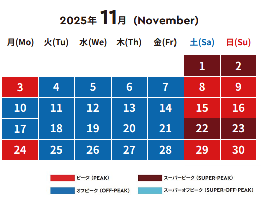 レゴランド料金2025.11
