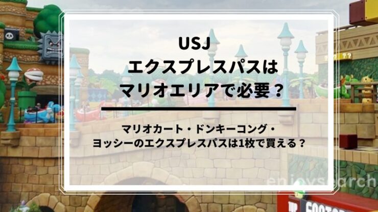 USJ エクスプレスパス必要か　マリオ