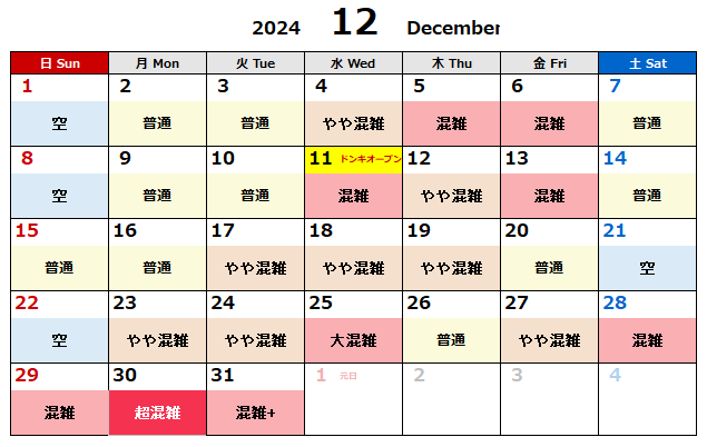 USJクリスマス混雑2024.12

