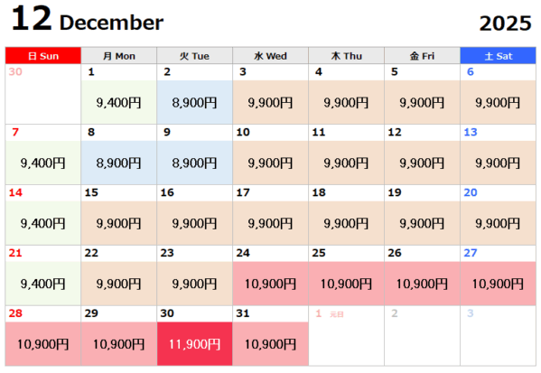 USJ料金エンサー2025.12